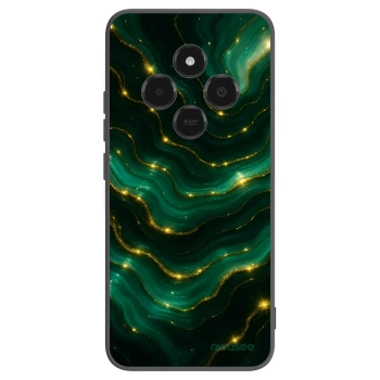 Picasee Xiaomi Poco C75 Hülle - Schwarzes Silikon - Emerald