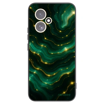 Picasee Honor 400 5G Hülle - Schwarzes Silikon - Emerald