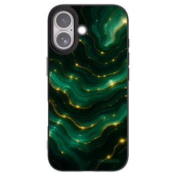 Picasee Apple iPhone 17 Hülle - Schwarzes Silikon - Emerald