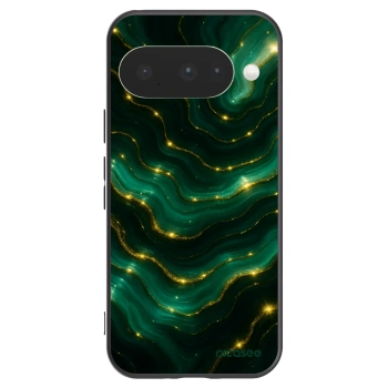 Picasee Google Pixel 10 Hülle - Schwarzes Silikon - Emerald