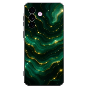 Picasee Samsung Galaxy A57 5G Hülle - Schwarzes Silikon - Emerald