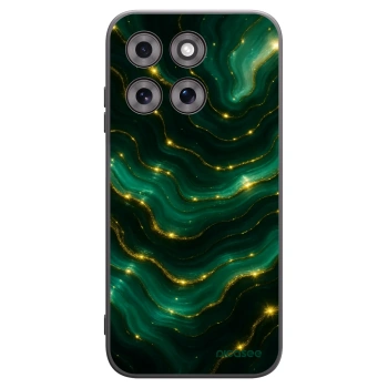 Picasee Motorola Moto G77 Hülle - Schwarzes Silikon - Emerald