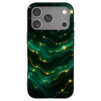 Picasee Apple iPhone 18 Pro Hülle - Schwarzes Silikon - Emerald