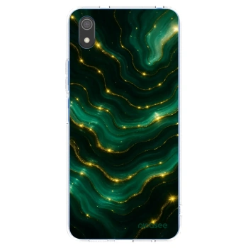 Picasee Xiaomi Redmi 7A Hülle - Transparentes Silikon - Emerald
