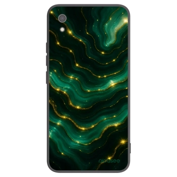 Picasee Xiaomi Redmi 7A Hülle - Schwarzes Silikon - Emerald