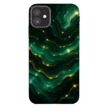 Picasee Apple iPhone 11 Hülle - Transparentes Silikon - Emerald