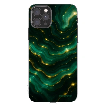 Picasee Apple iPhone 11 Pro Hülle - Transparentes Silikon - Emerald