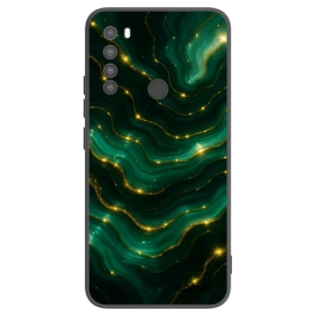 Picasee Xiaomi Redmi Note 8 Hülle - Schwarzes Silikon - Emerald