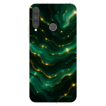 Picasee Huawei P40 Lite E Hülle - Transparentes Silikon - Emerald