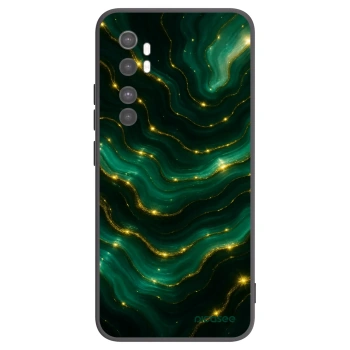 Picasee Xiaomi Mi Note 10 Lite Hülle - Schwarzes Silikon - Emerald