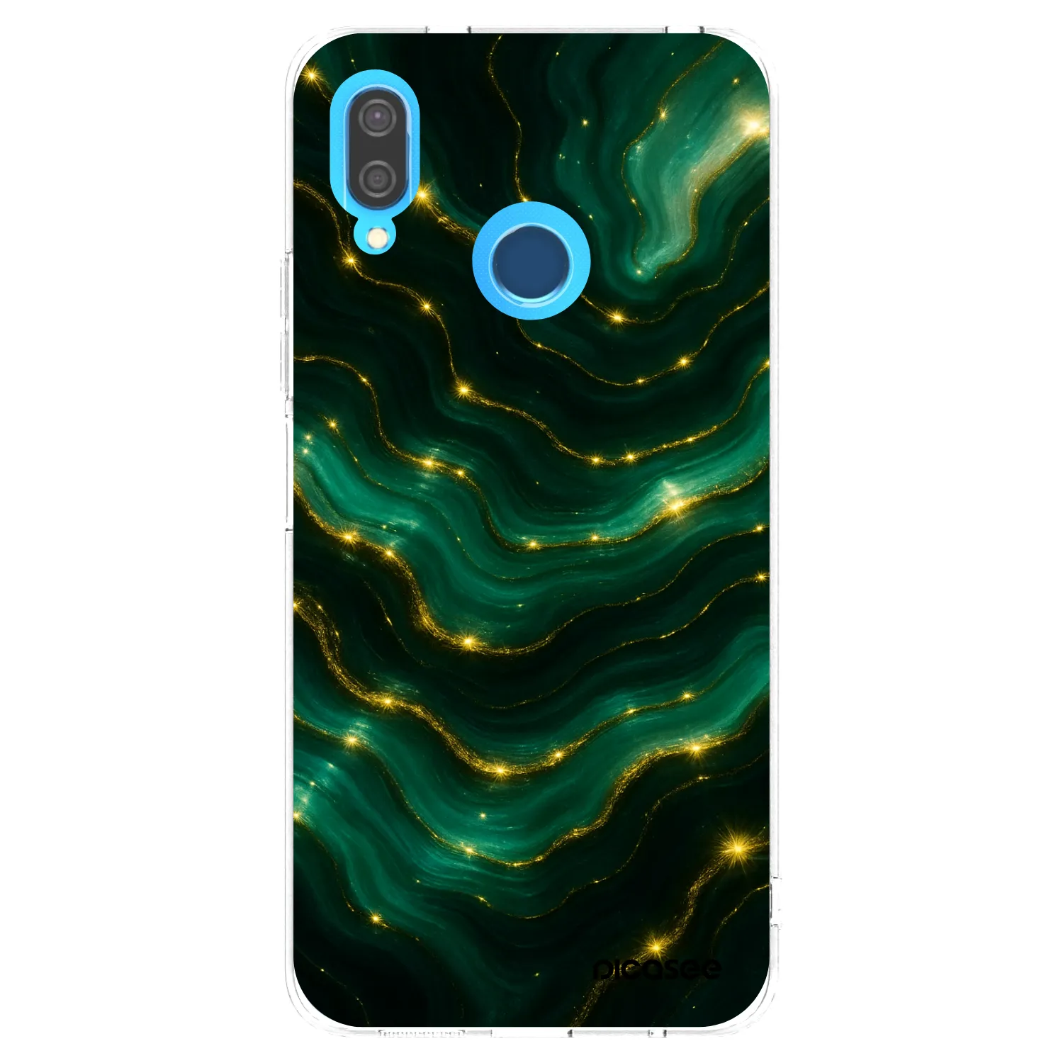 Picasee Huawei P20 Lite Hülle - Transparentes Silikon - Emerald