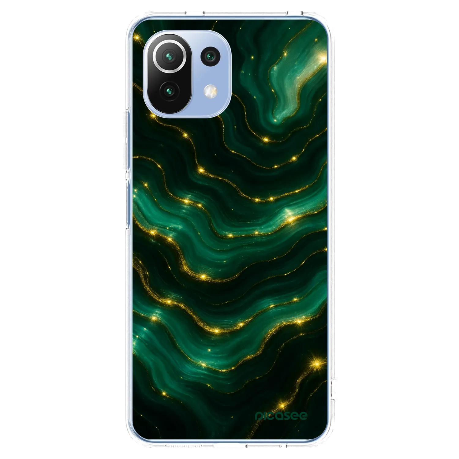 Picasee Xiaomi Mi 11 Lite Hülle - Transparentes Silikon - Emerald