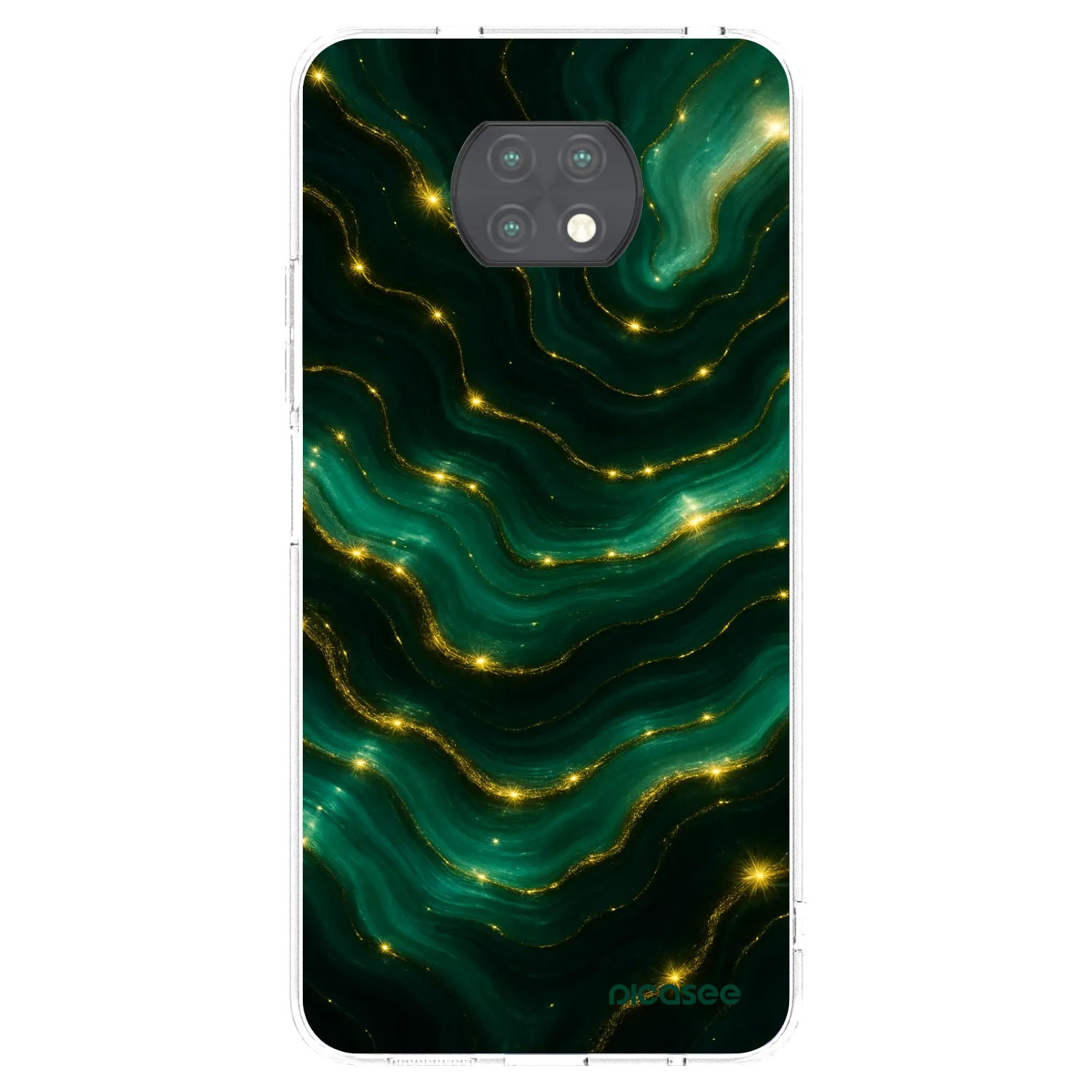 Picasee Xiaomi Redmi Note 9T Hülle - Transparentes Silikon - Emerald