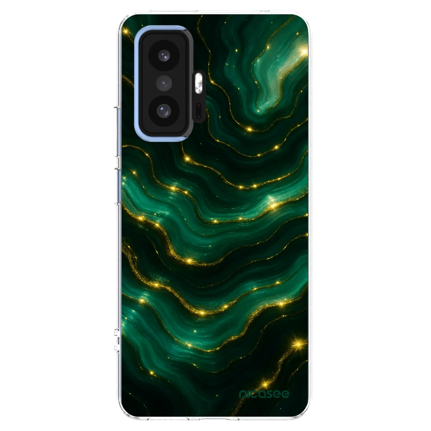 Picasee Xiaomi 11T Hülle - Transparentes Silikon - Emerald