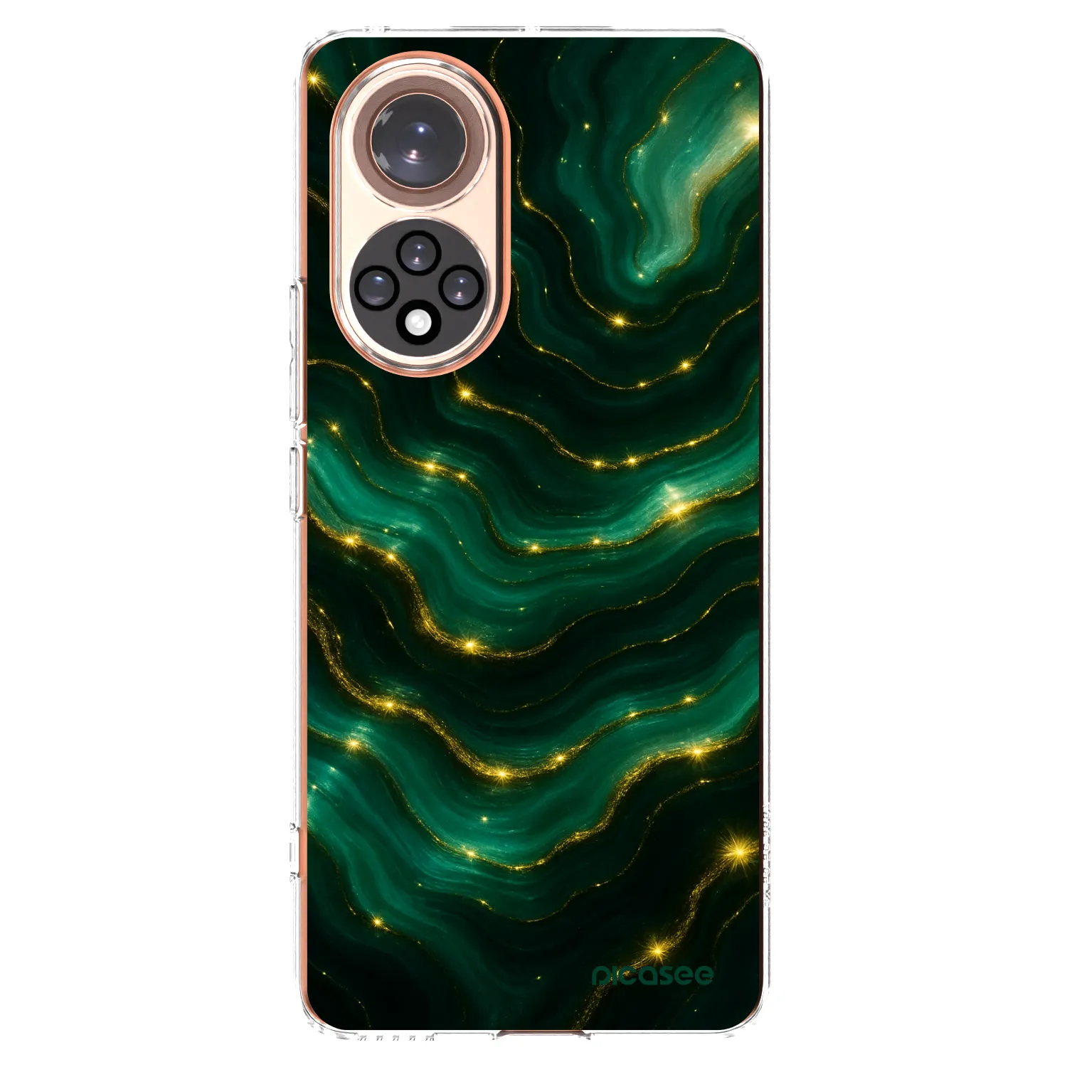 Picasee Huawei Nova 9 Hülle - Transparentes Silikon - Emerald