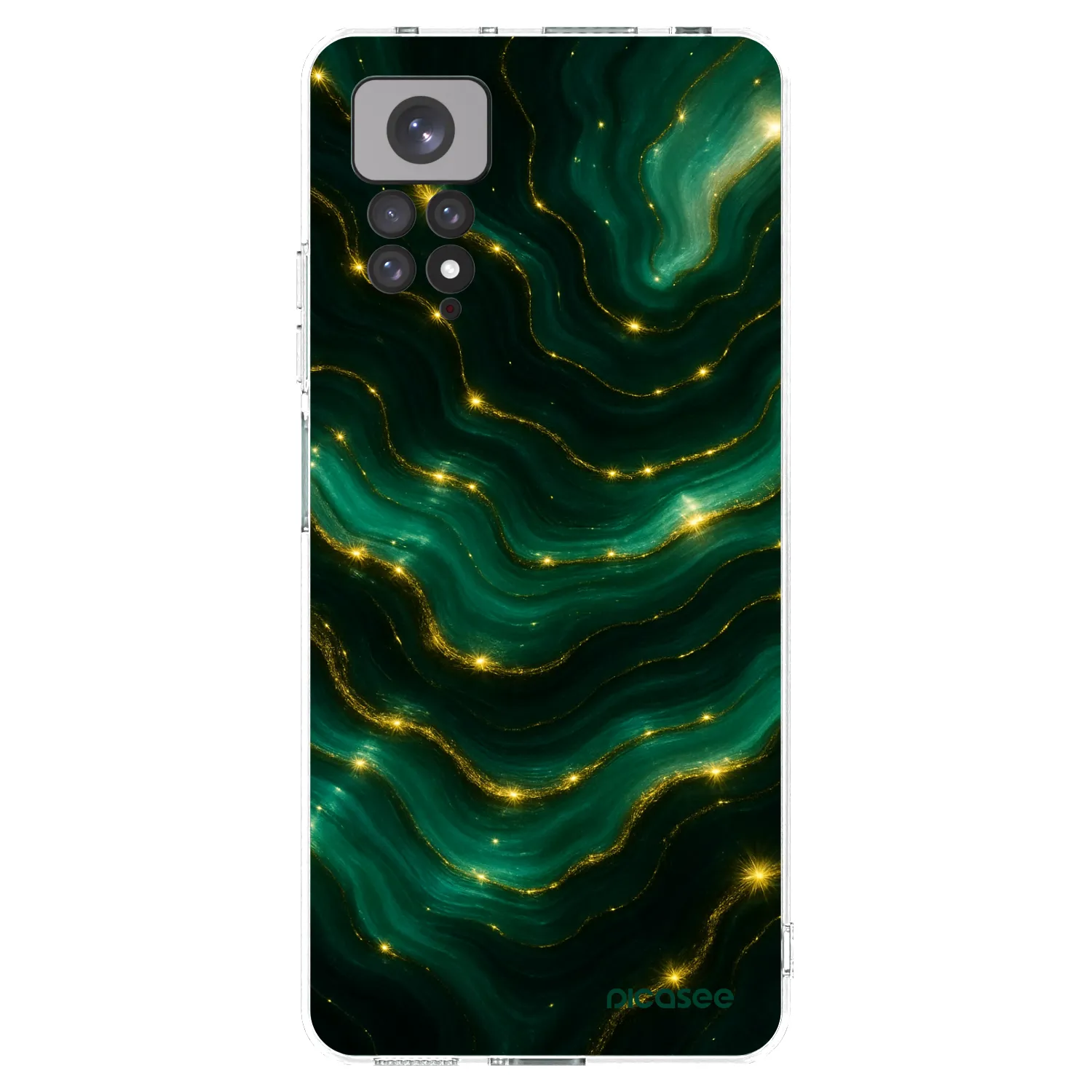 Picasee Xiaomi Redmi Note 11S 4G Hülle - Transparentes Silikon - Emerald