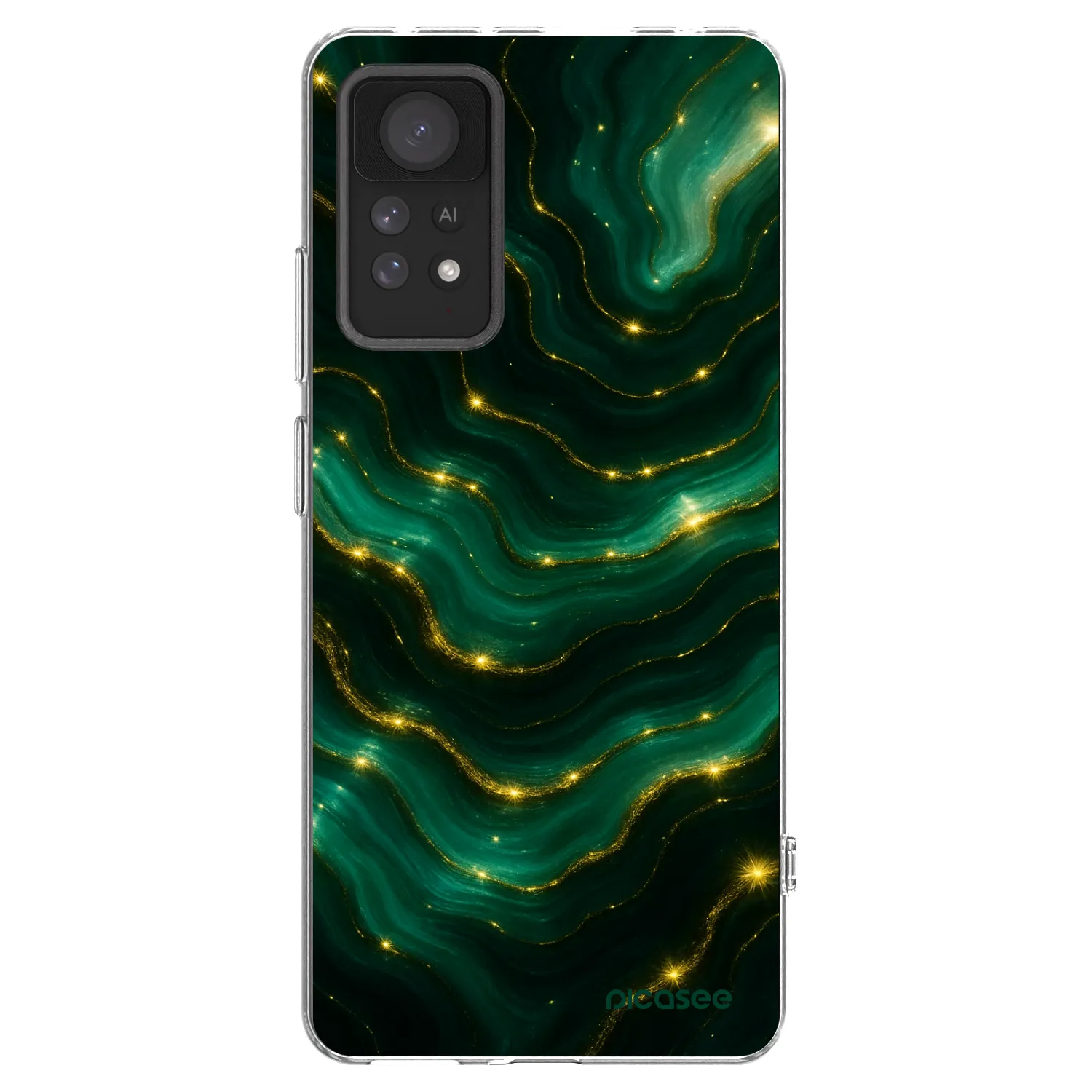 Picasee Xiaomi Redmi Note 11 Pro 5G Hülle - Transparentes Silikon - Emerald
