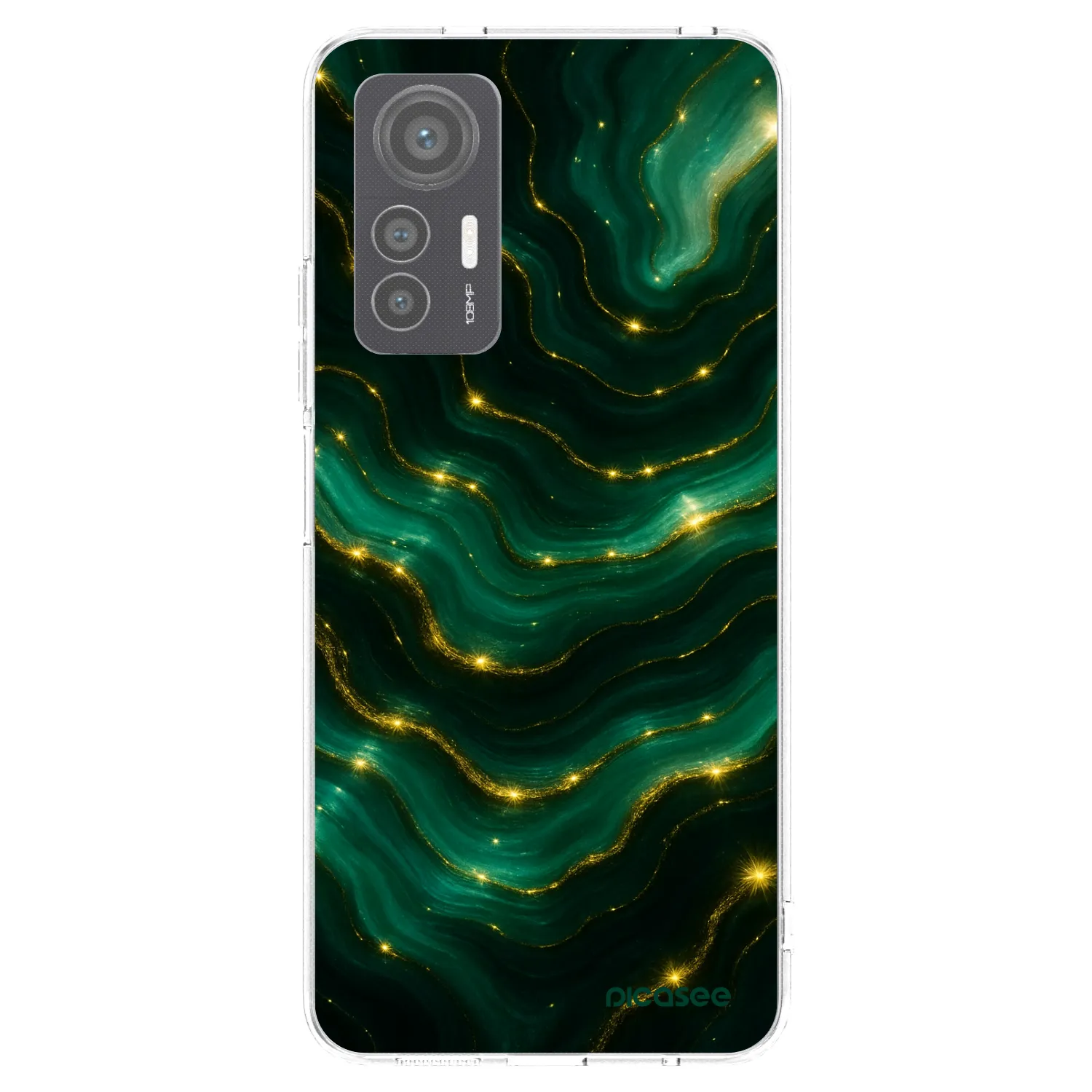 Picasee Xiaomi 12 Lite Hülle - Transparentes Silikon - Emerald