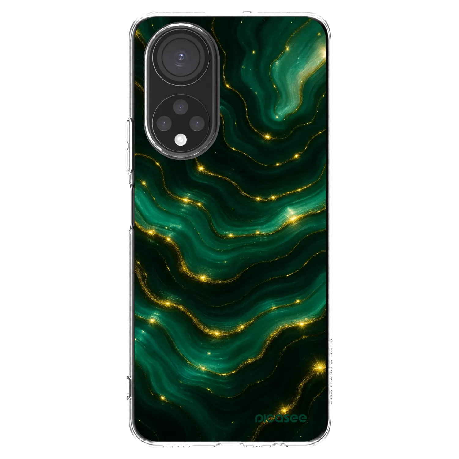 Picasee Honor X7 Hülle - Transparentes Silikon - Emerald