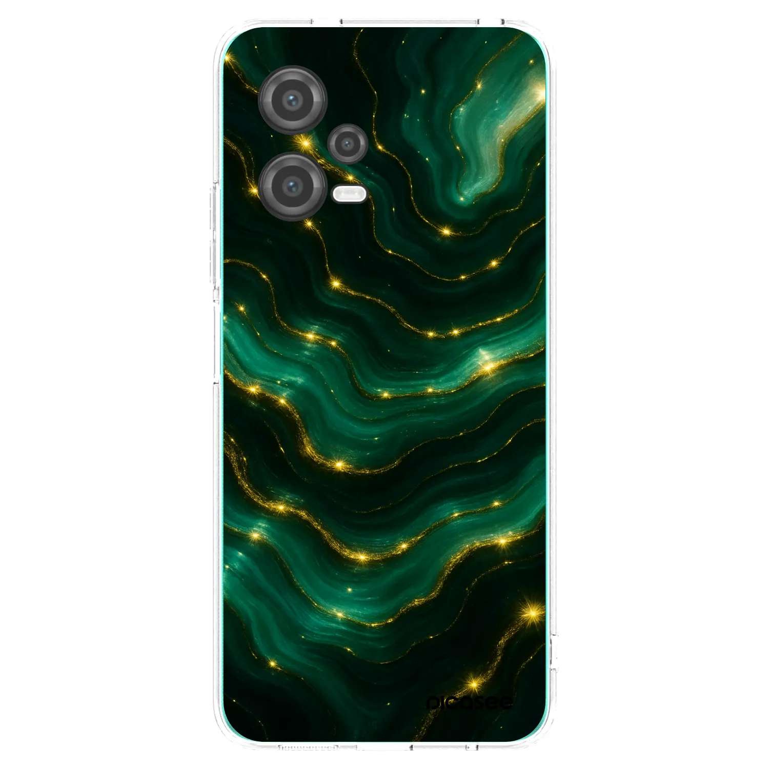 Picasee Xiaomi Poco X5 Hülle - Transparentes Silikon - Emerald