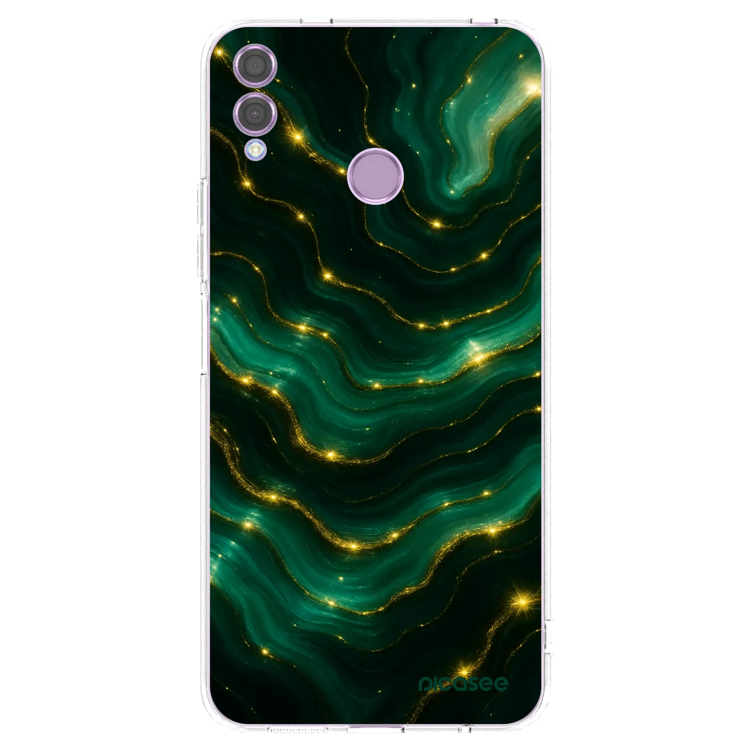 Picasee Honor 8X Hülle - Transparentes Silikon - Emerald