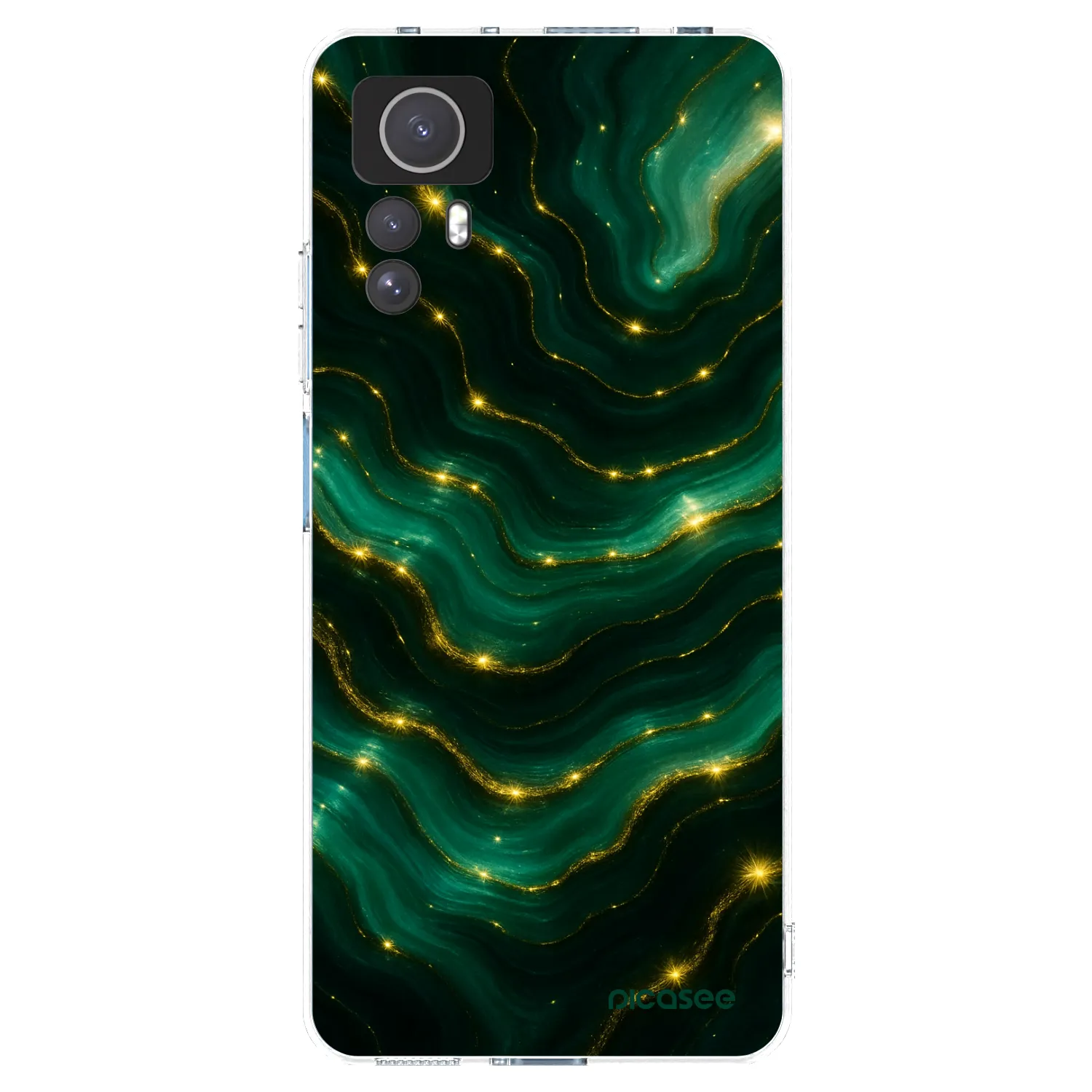 Picasee Xiaomi Redmi Note 12S Hülle - Transparentes Silikon - Emerald