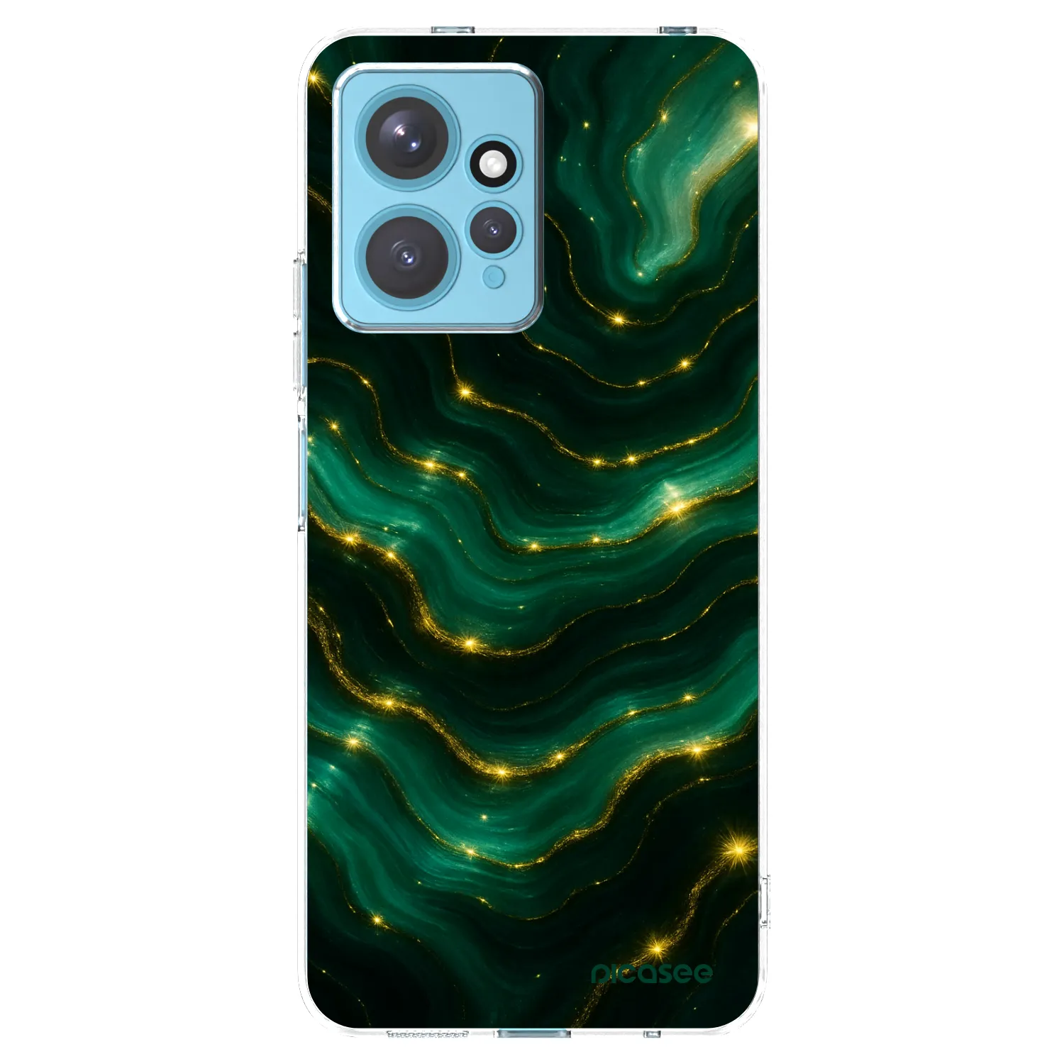 Picasee Xiaomi Redmi Note 12 4G Hülle - Transparentes Silikon - Emerald