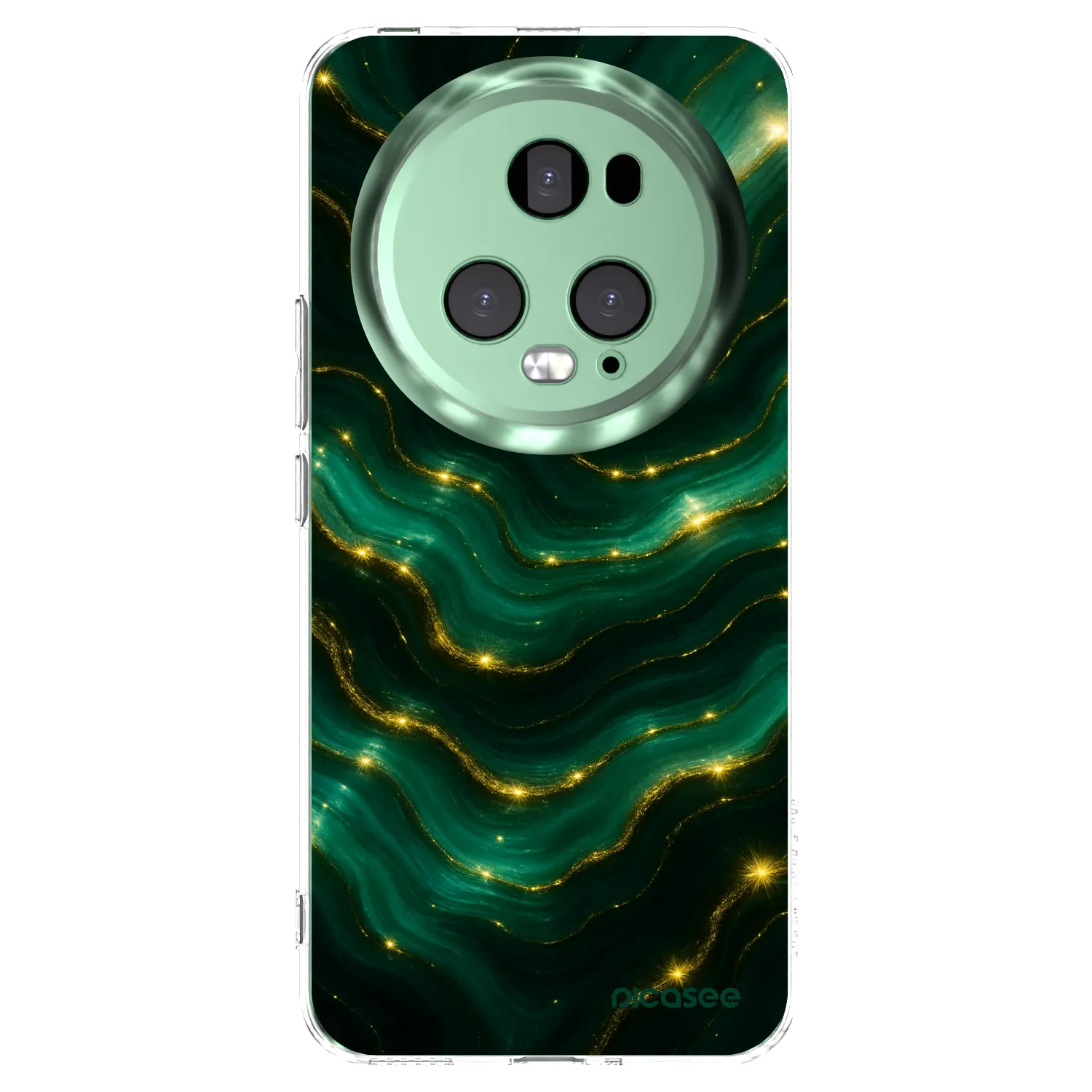 Picasee Honor Magic5 Pro Hülle - Transparentes Silikon - Emerald