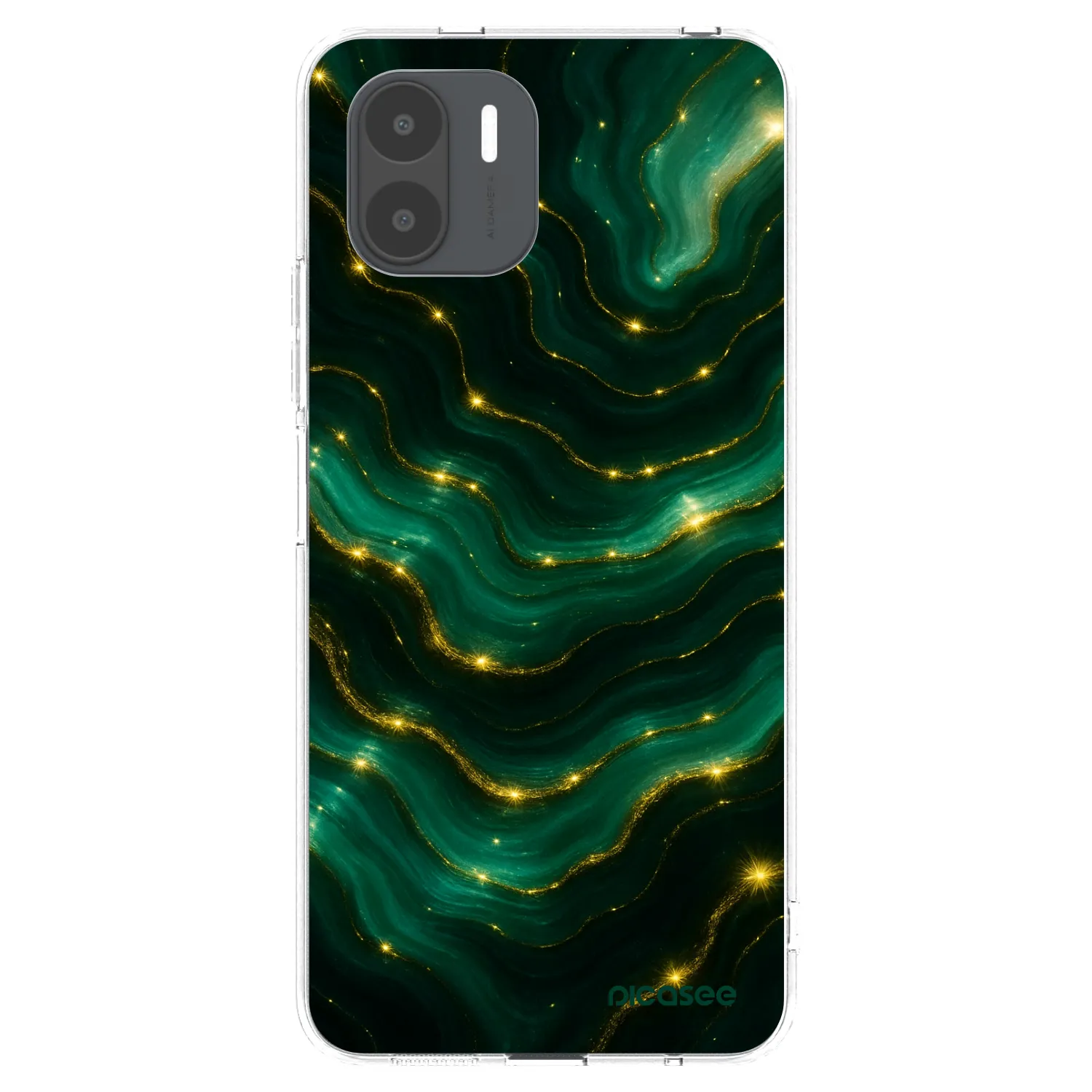 Picasee Xiaomi Redmi A2 Hülle - Transparentes Silikon - Emerald