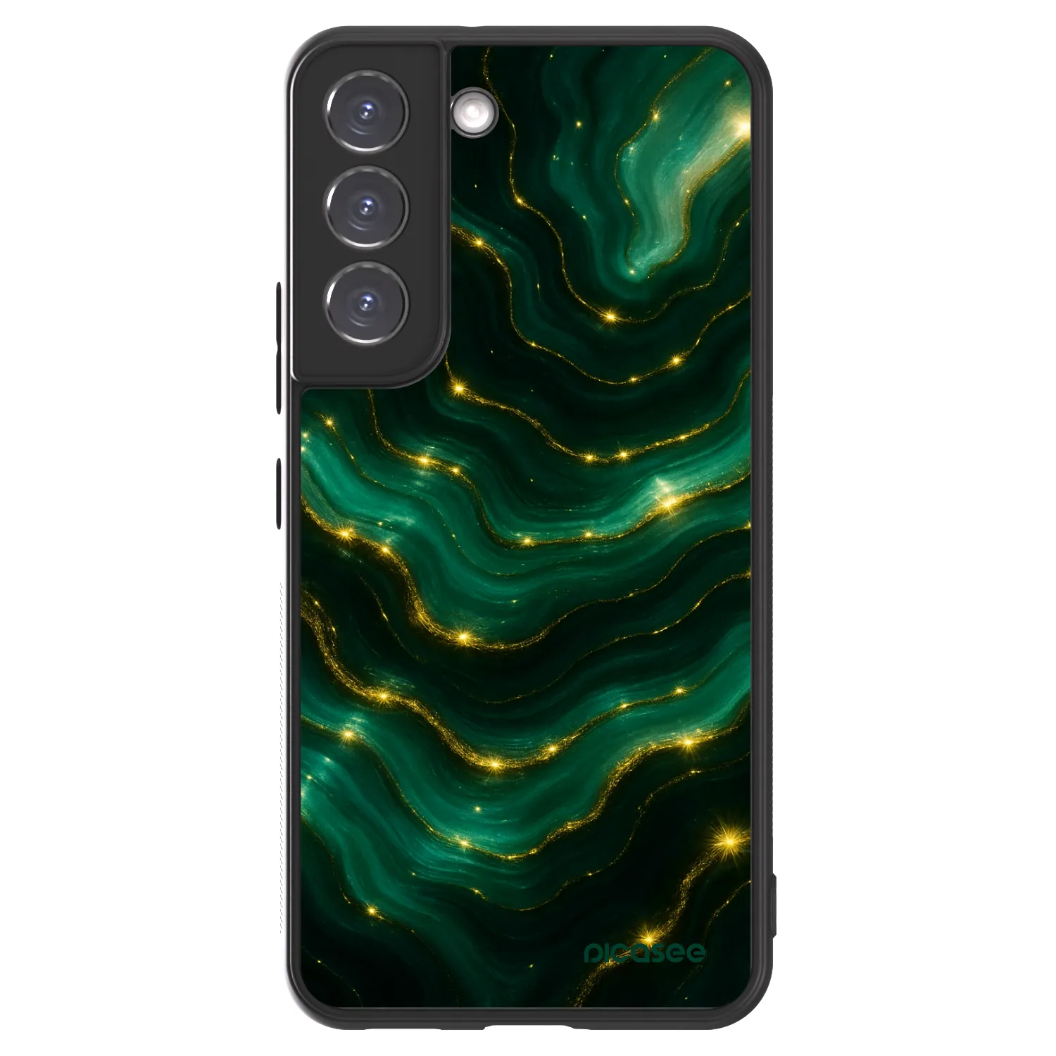 Picasee ULTIMATE CASE PowerShare für Samsung Galaxy S22 5G - Emerald