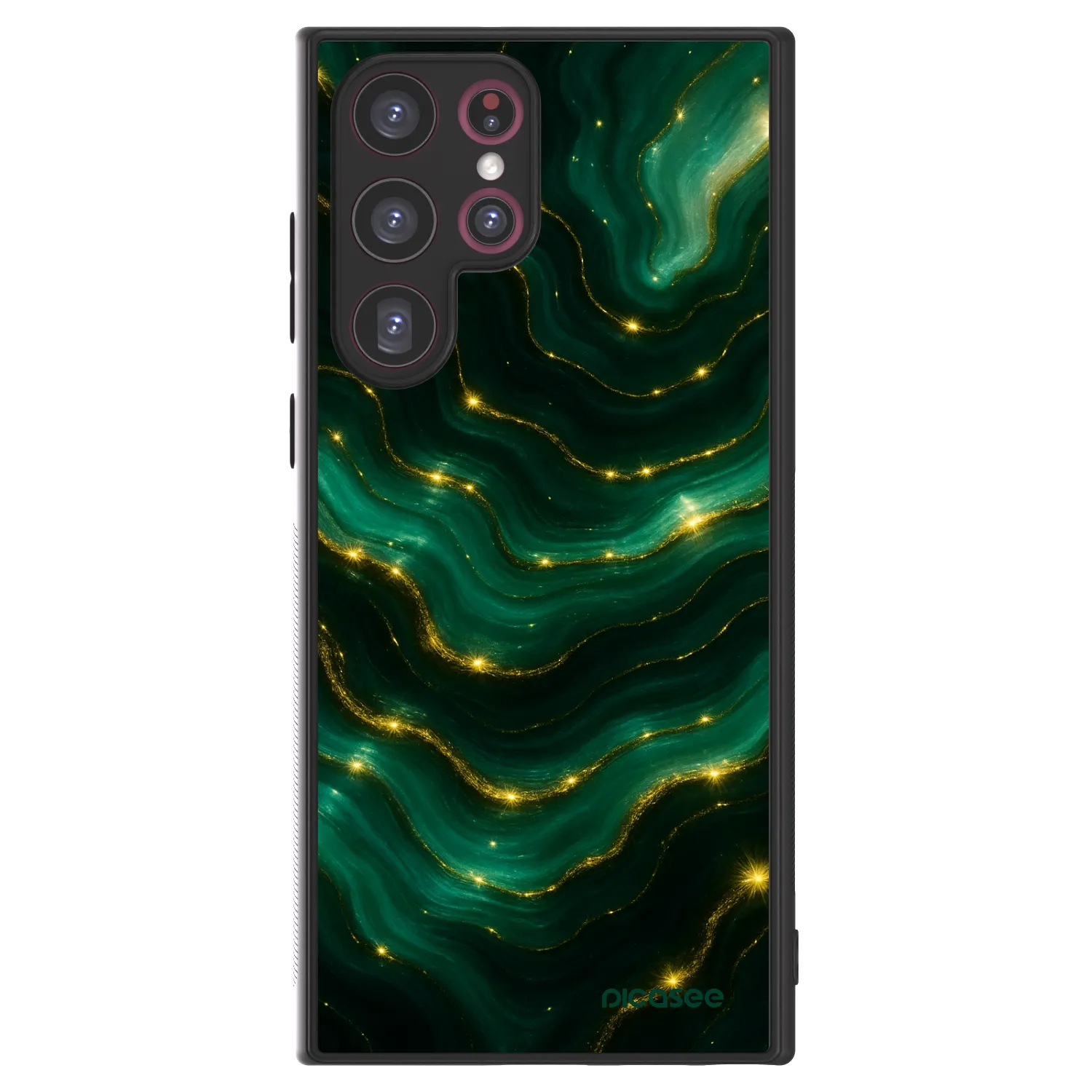 Picasee ULTIMATE CASE PowerShare für Samsung Galaxy S22 Ultra 5G - Emerald