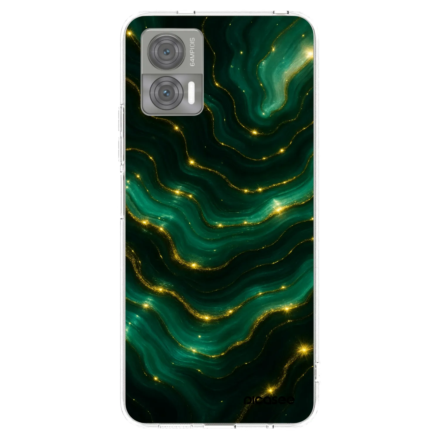 Picasee Motorola Edge 30 Neo Hülle - Transparentes Silikon - Emerald