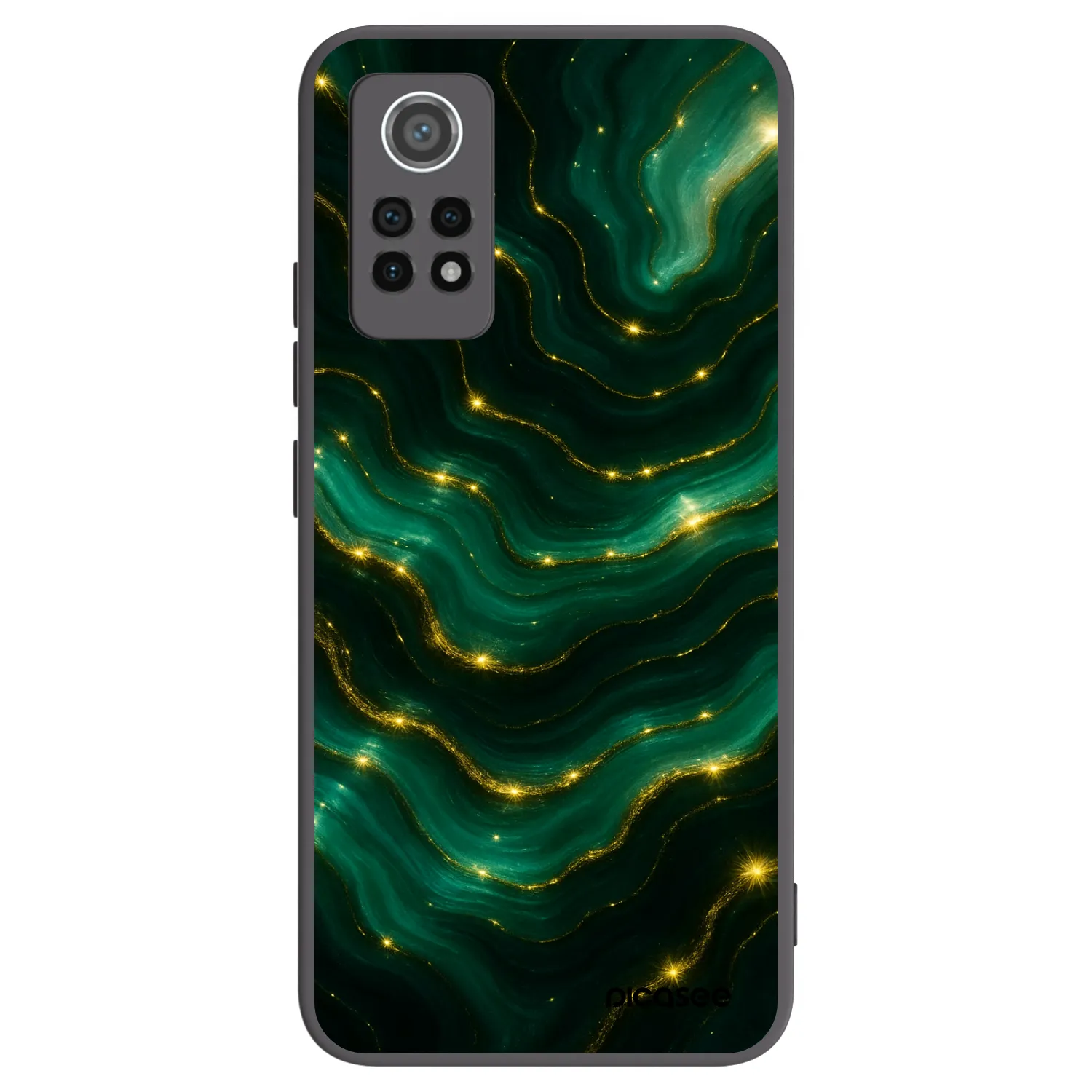 Picasee Xiaomi Redmi Note 12 Pro 4G Hülle - Schwarzes Silikon - Emerald