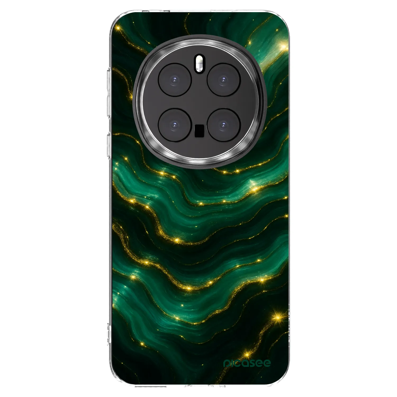 Picasee Honor Magic7 Pro 5G Hülle - Transparentes Silikon - Emerald