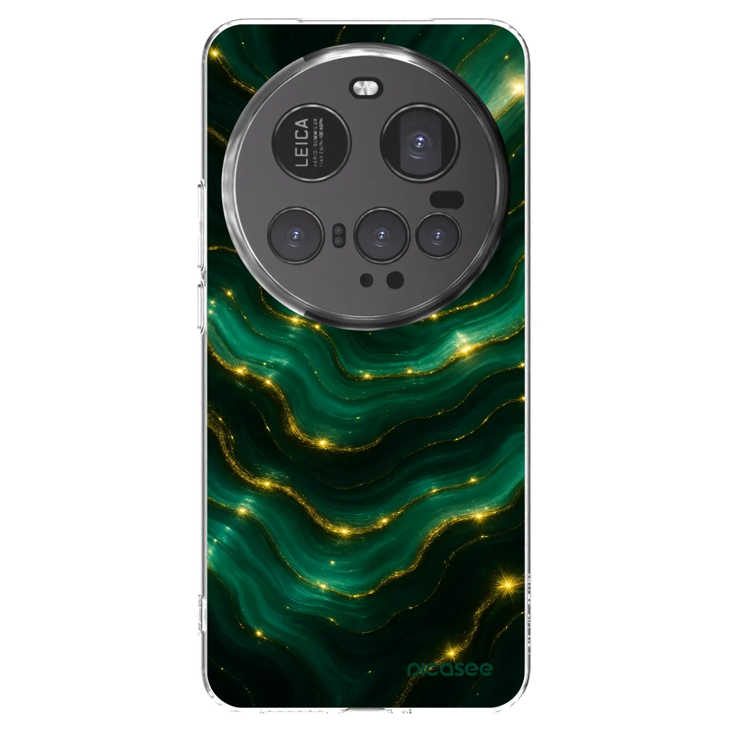 Picasee Xiaomi 15 Ultra Hülle - Transparentes Silikon - Emerald