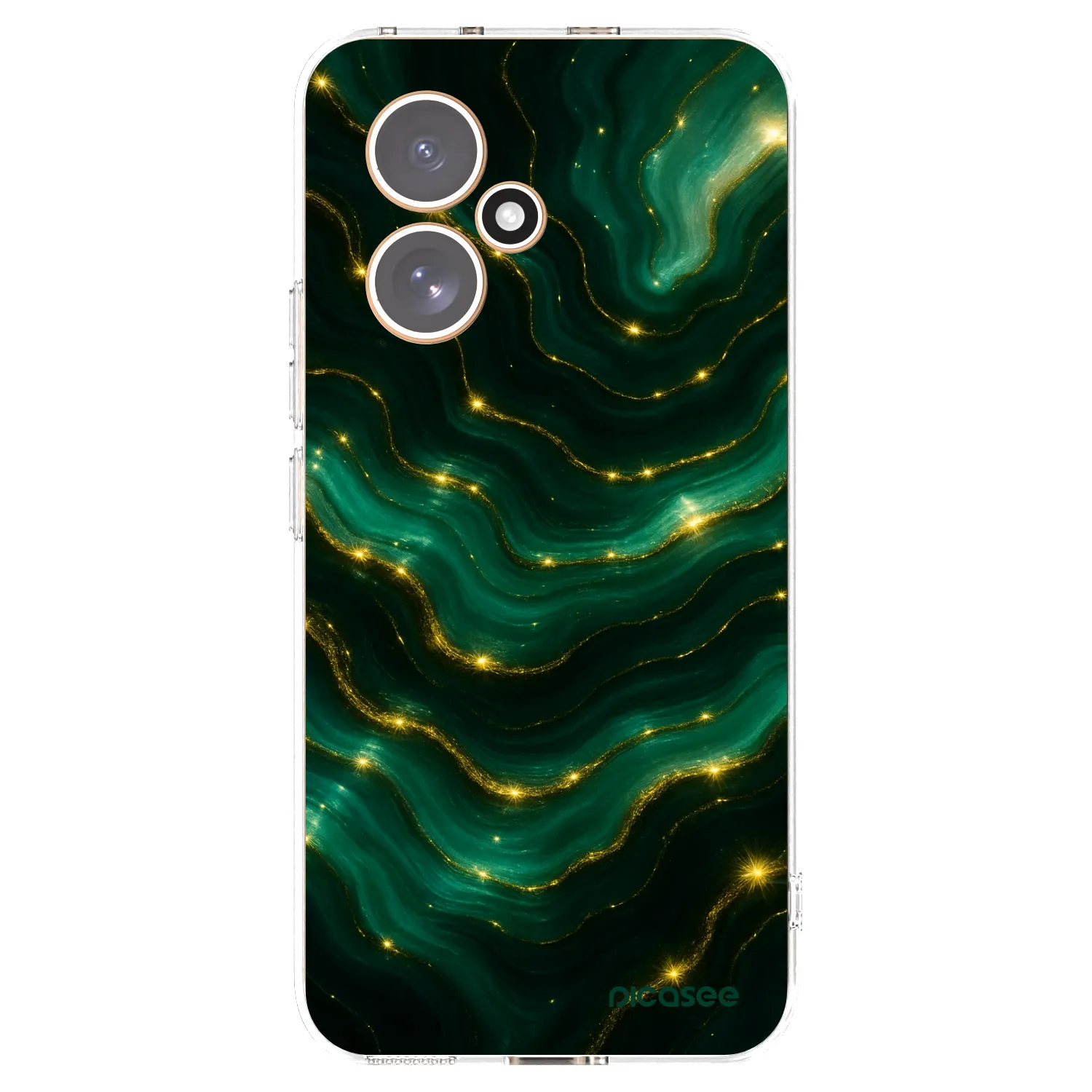 Picasee Honor 400 5G Hülle - Transparentes Silikon - Emerald