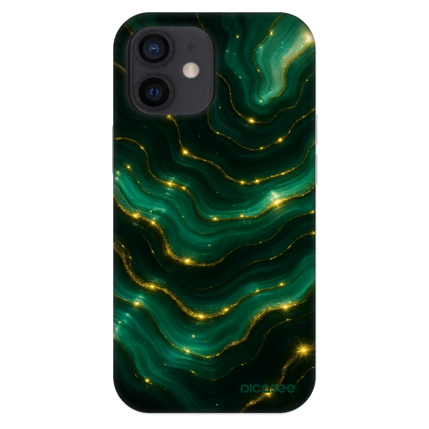 Picasee Fashion Case für Apple iPhone 12 mini - Emerald