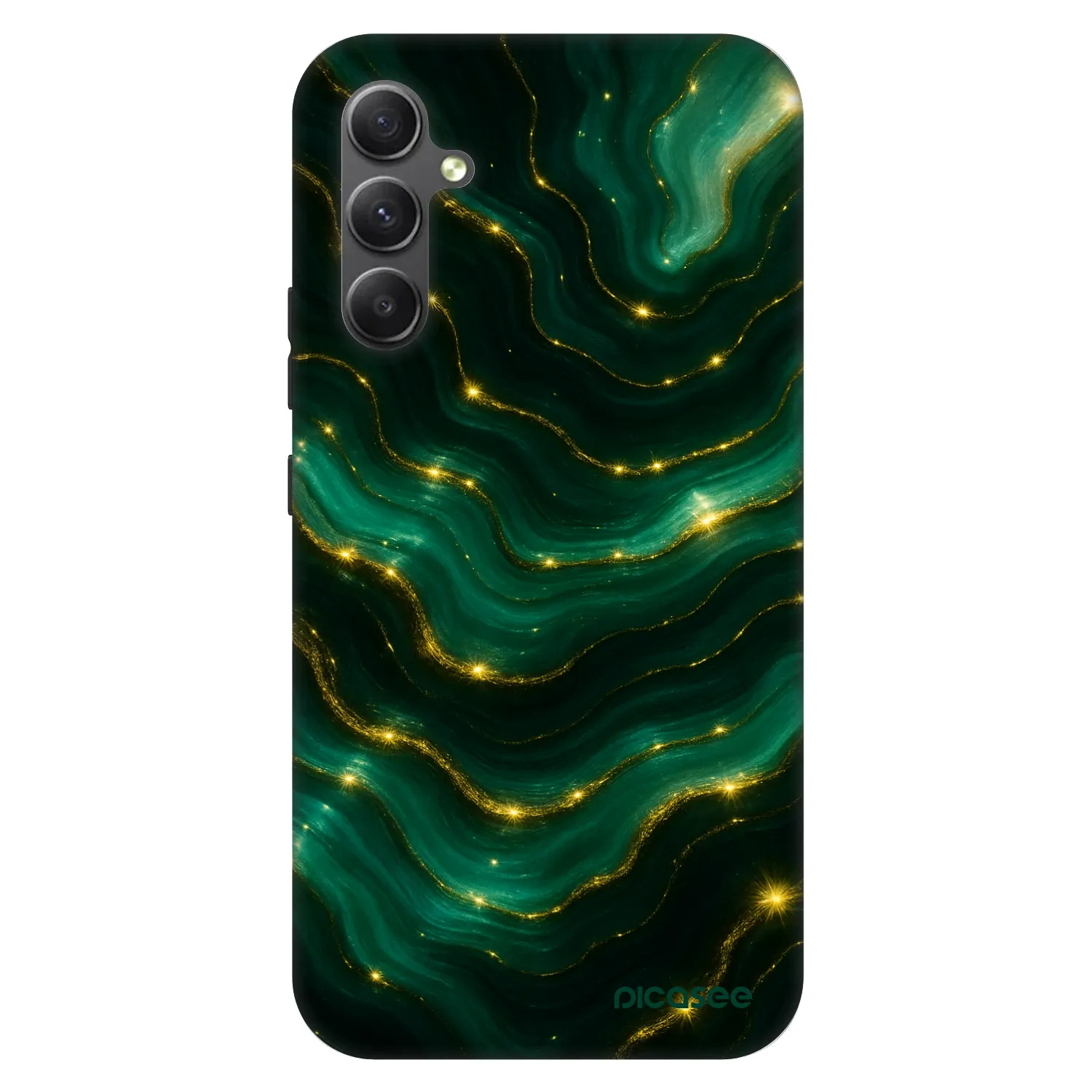 Picasee Fashion Case für Samsung Galaxy A34 5G A346B - Emerald