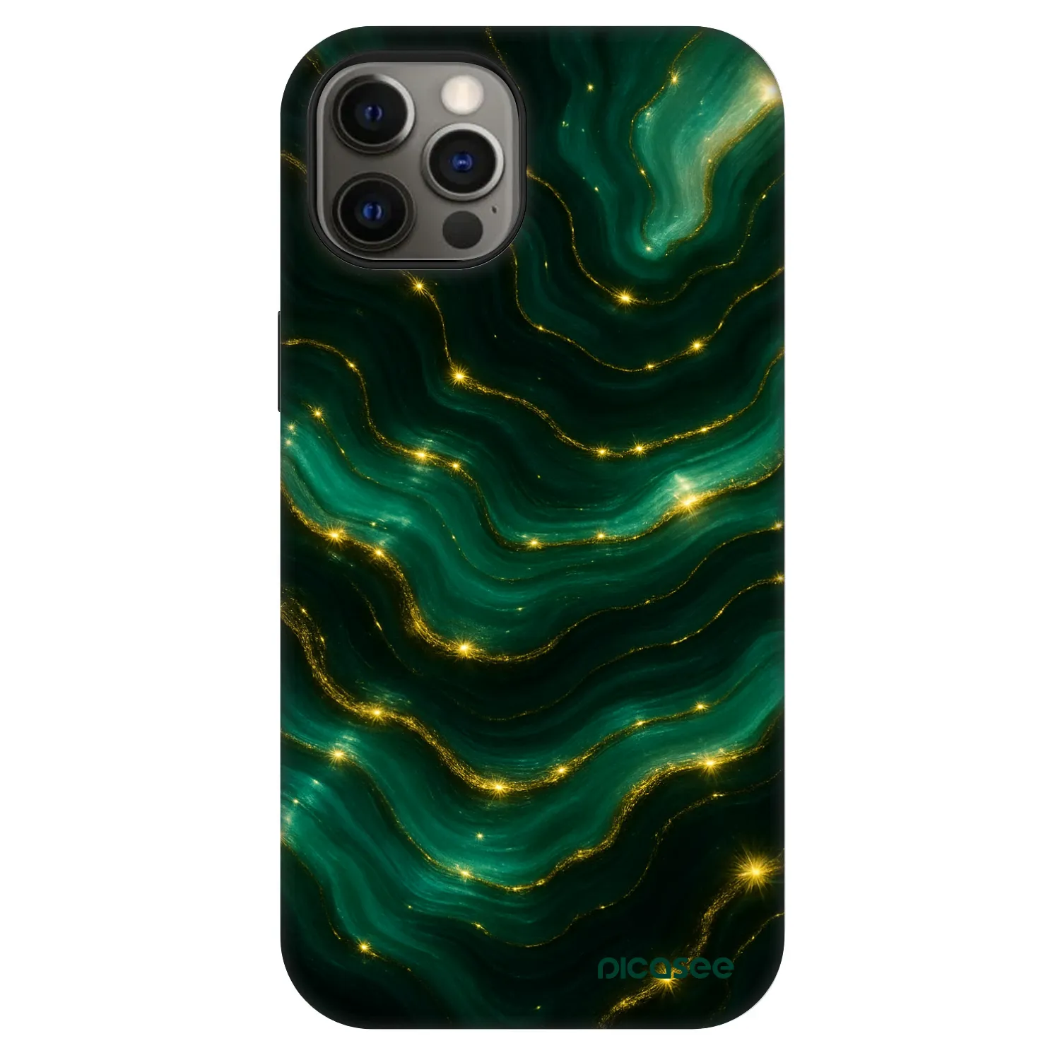 Picasee Fashion Case MagSafe für Apple iPhone 12 Pro - Emerald