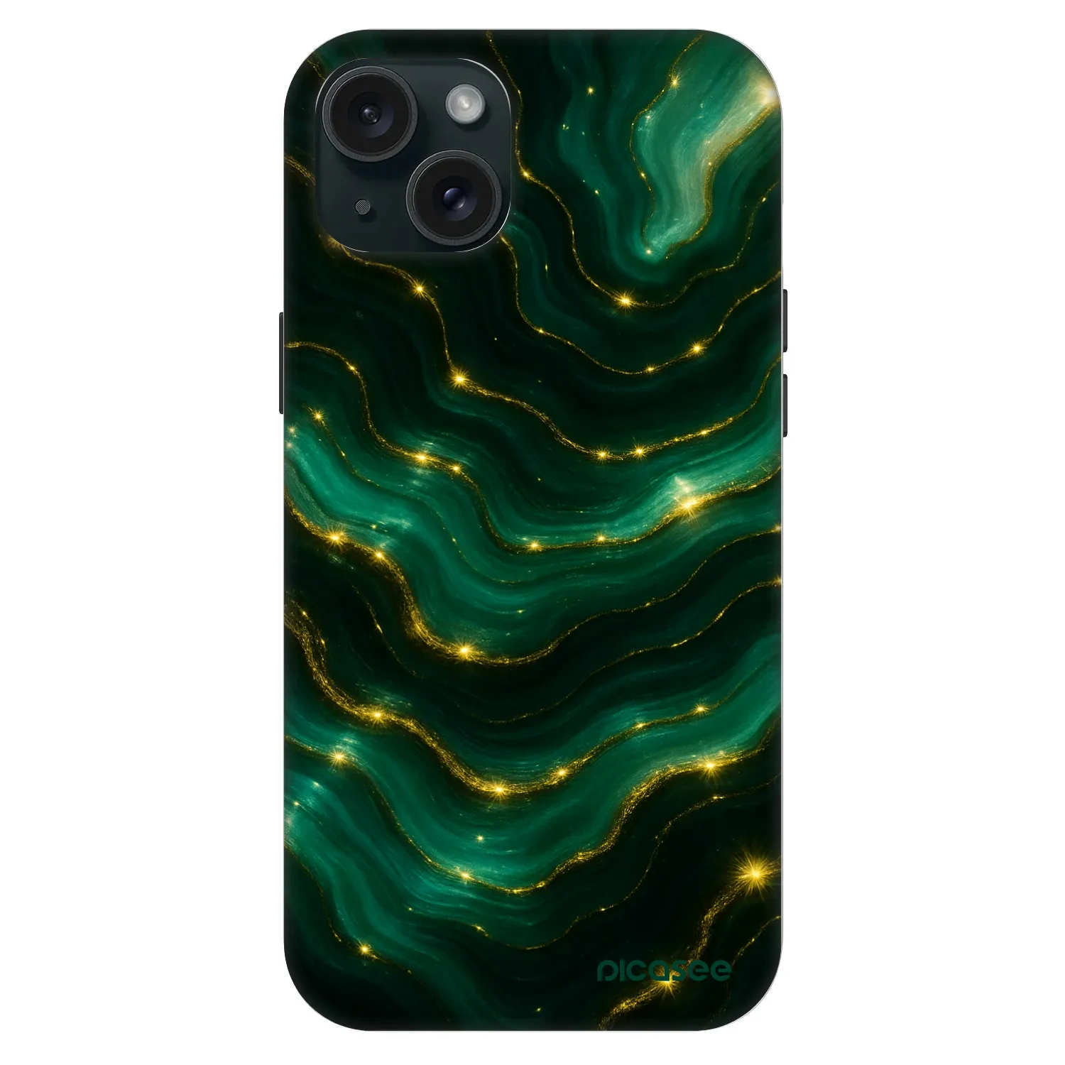 Picasee Fashion Case MagSafe für Apple iPhone 15 Plus - Emerald