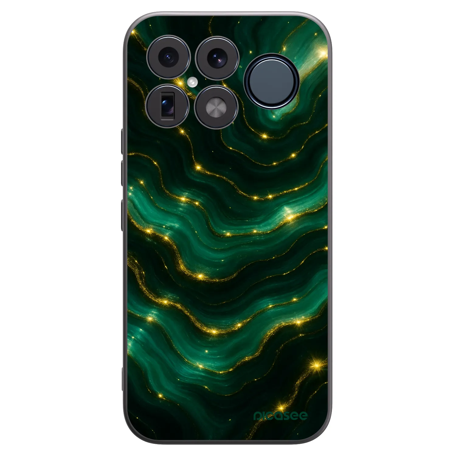 Picasee Xiaomi Poco F8 Ultra Hülle - Schwarzes Silikon - Emerald