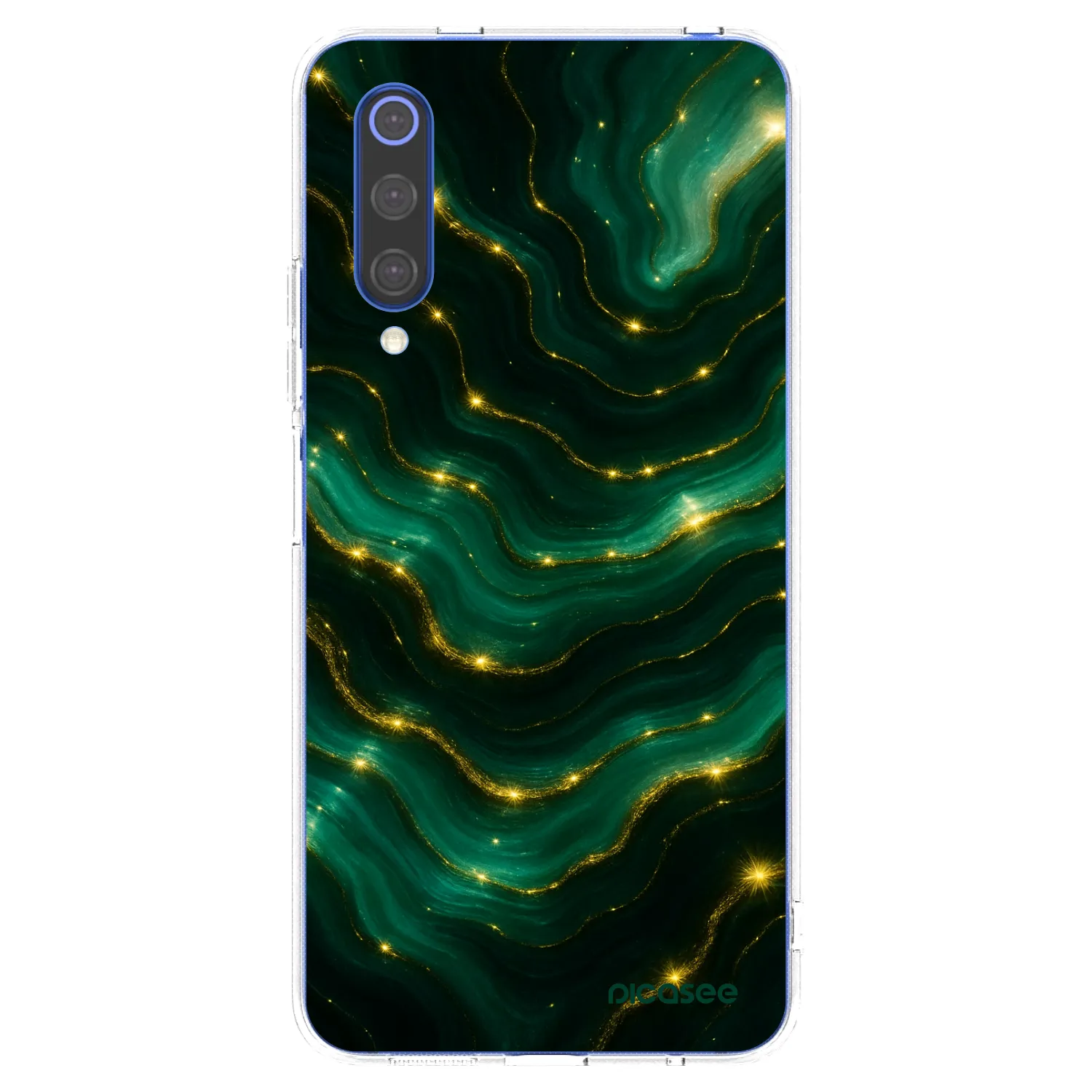 Picasee Xiaomi Mi 9 SE Hülle - Transparentes Silikon - Emerald