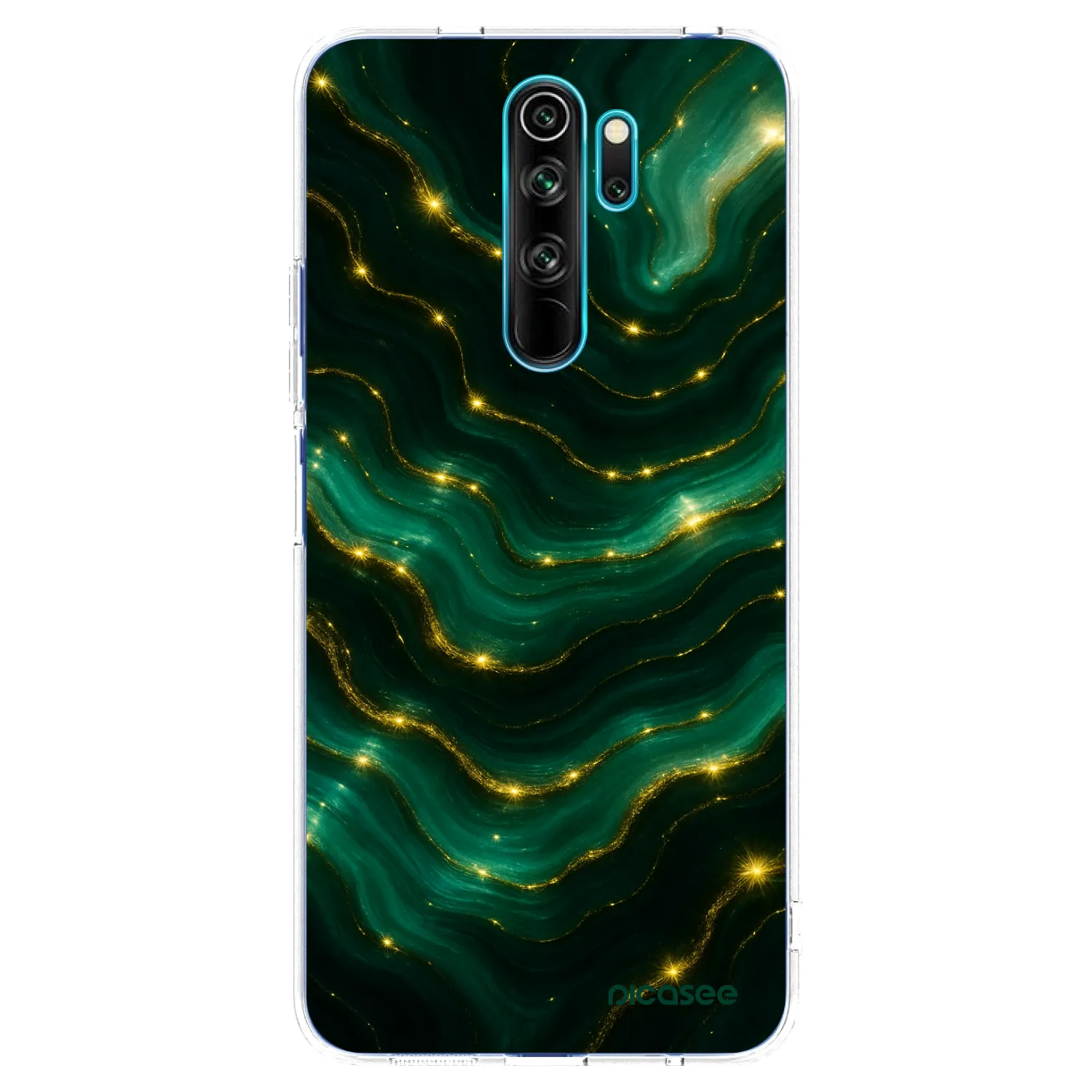 Picasee Xiaomi Redmi Note 8 Pro Hülle - Transparentes Silikon - Emerald