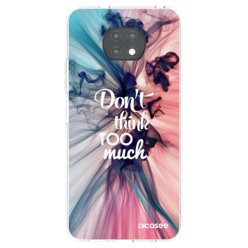 Picasee Xiaomi Redmi Note 9T Hülle - Transparentes Silikon - Don't think TOO much