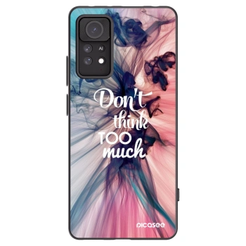 Picasee Xiaomi Redmi Note 11 Pro 5G Hülle - Schwarzes Silikon - Don't think TOO much