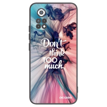 Picasee Xiaomi Poco X4 Pro 5G Hülle - Schwarzes Silikon - Don't think TOO much