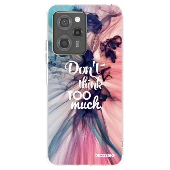 Picasee Xiaomi Poco X5 Pro Hülle - Transparentes Silikon - Don't think TOO much