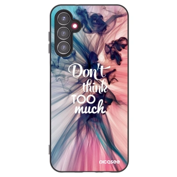 Picasee Samsung Galaxy A14 5G A146P Hülle - Schwarzes Silikon - Don't think TOO much