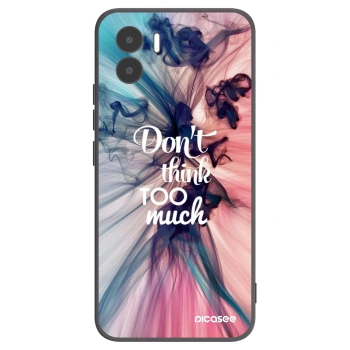 Picasee Xiaomi Redmi A2 Hülle - Schwarzes Silikon - Don't think TOO much