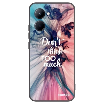 Picasee Realme C33 (2023) Hülle - Schwarzes Silikon - Don't think TOO much